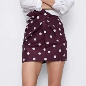 Zara Adorable Polka Dot Skirt!